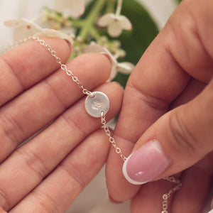 MINI karkötő monogrammal