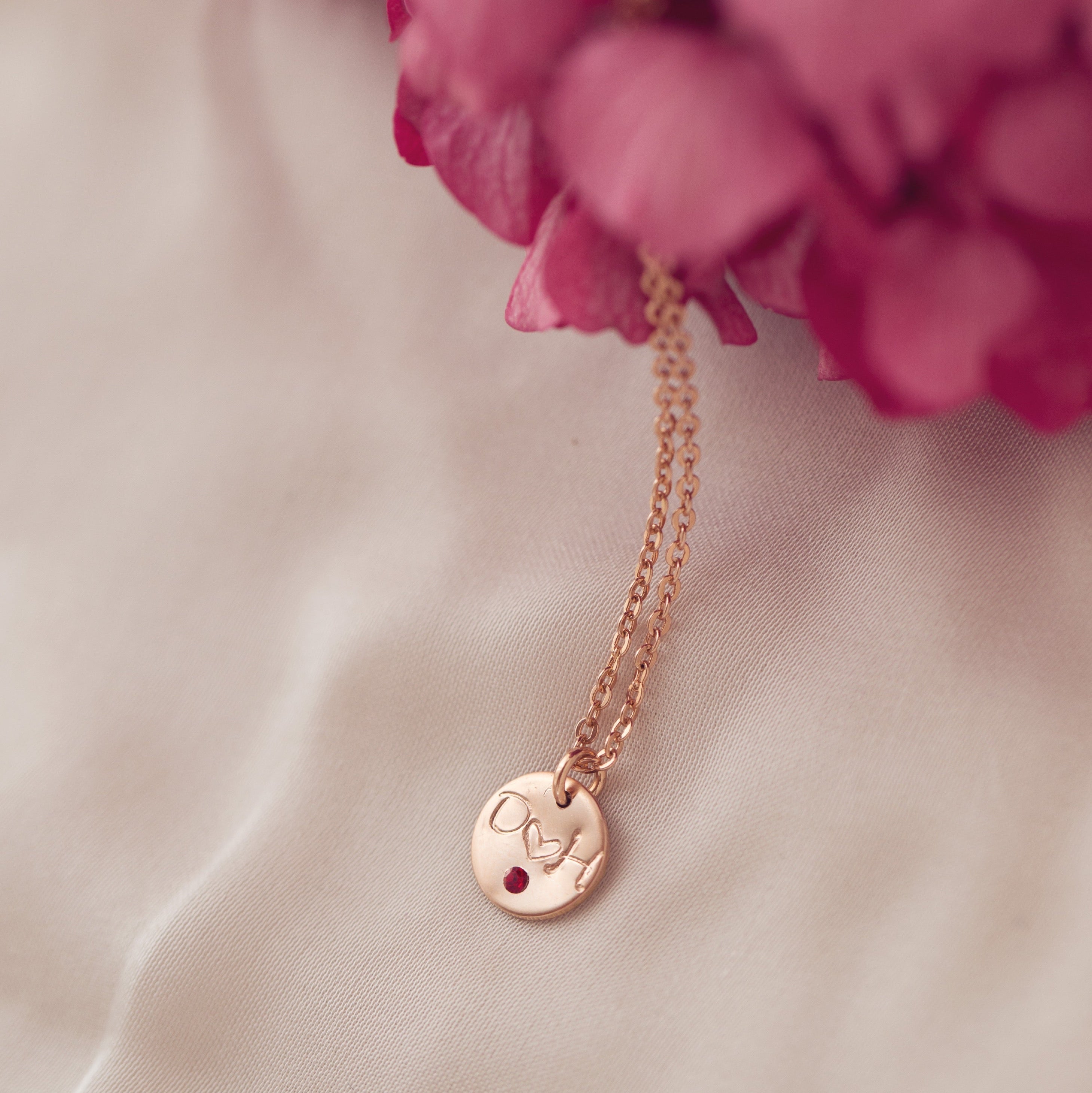 MINI nyaklánc monogrammal