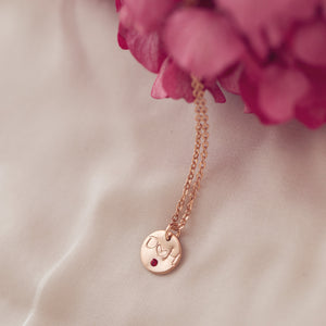 MINI nyaklánc monogrammal