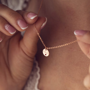 MINI nyaklánc monogrammal